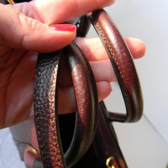 MULBERRY Zipped Bayswater LARGE OXBLOOD/BURGUNDY LEATHER SATCHEL/CROSSBODY - Picture 3 of 14